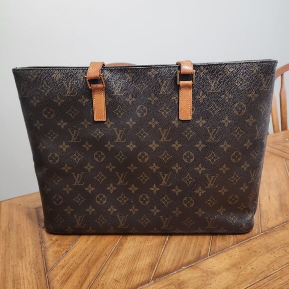 Louis Vuitton Dark Brown Monogram Tote - Picture 2 of 16